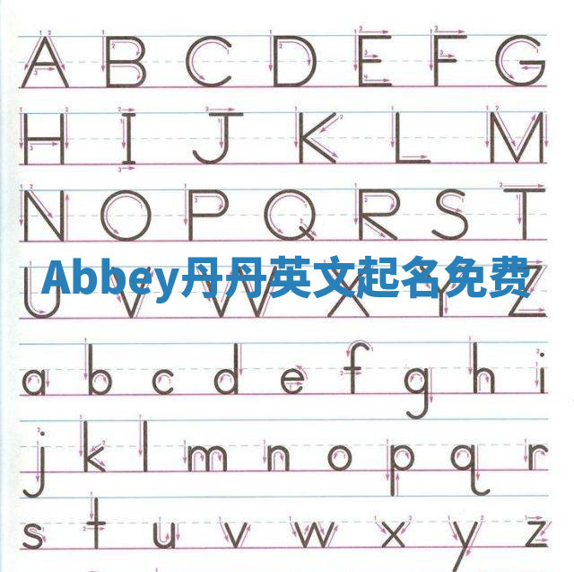 Abbey丹丹英文起名免费
