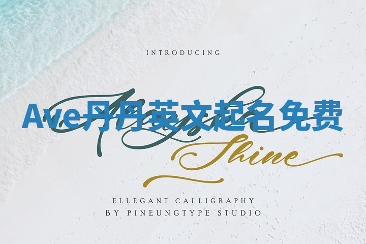 Ave丹丹英文起名免费