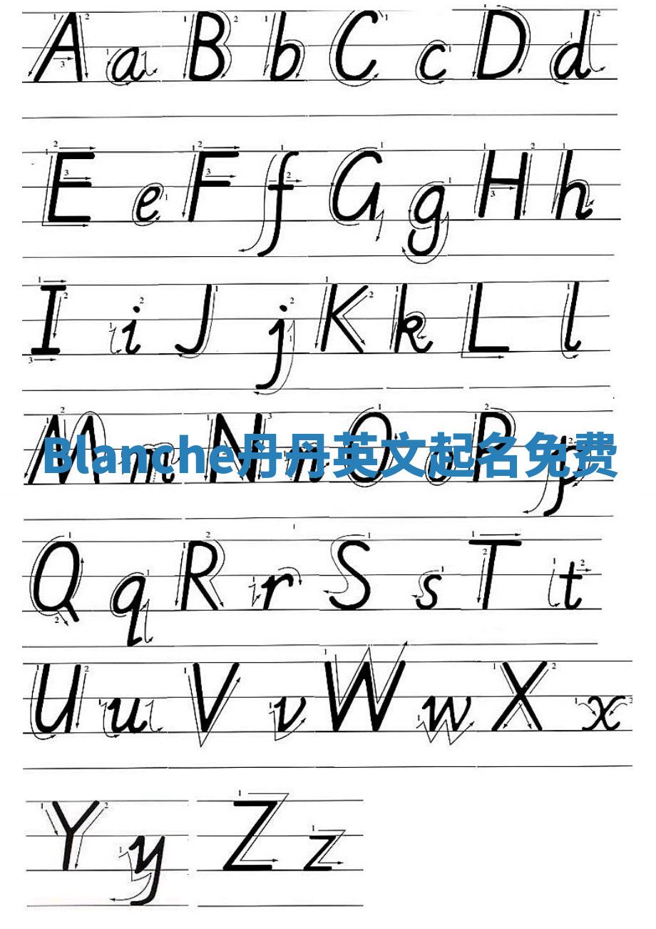 Blanche丹丹英文起名免费