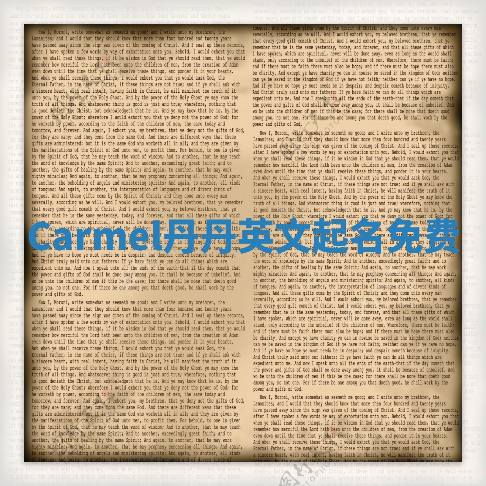 Carmel丹丹英文起名免费