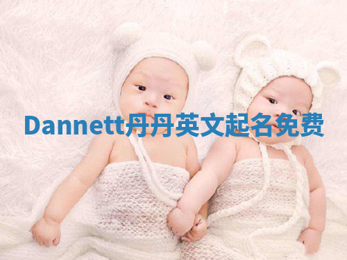 Dannett丹丹英文起名免费 Dannett丹丹英文起名免费