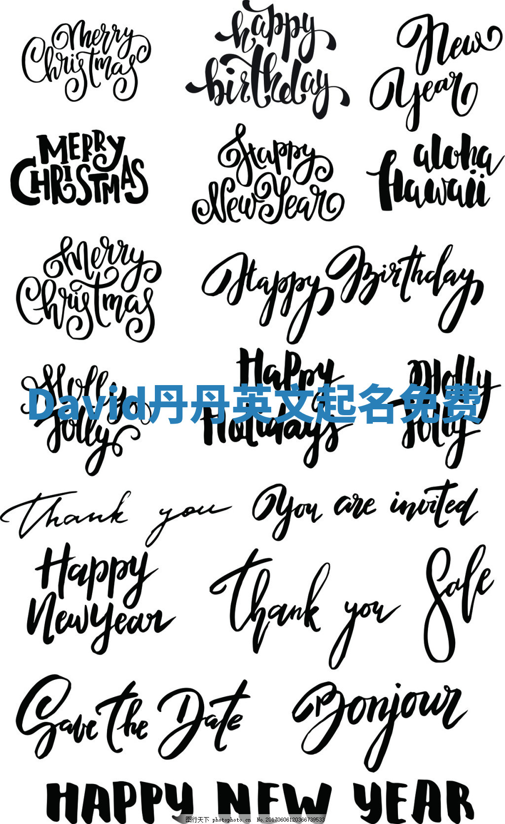 David丹丹英文起名免费