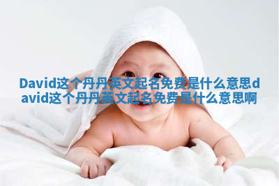 David这个丹丹英文起名免费是什么意思 david这个丹丹英文起名免费是什么意思啊 David这个丹丹英文起名免费是什么意思 david这个丹丹英文起名免费是什么意思啊