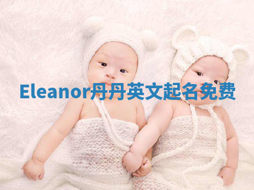 Eleanor丹丹英文起名免费 Eleanor丹丹英文起名免费
