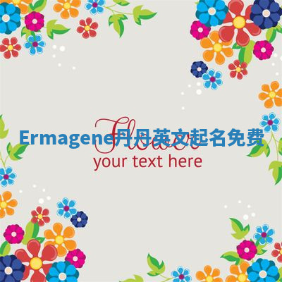 Ermagene丹丹英文起名免费