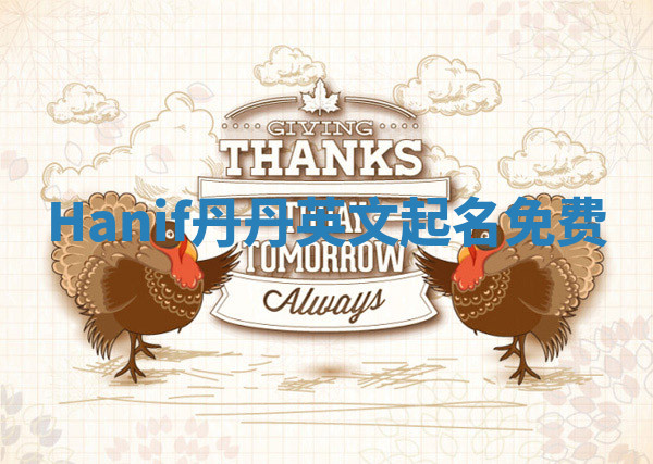 Hanif丹丹英文起名免费 Hanif丹丹英文起名免费