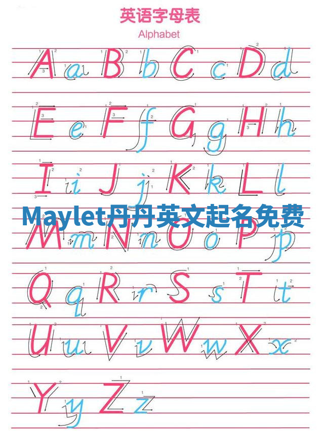 Maylet丹丹英文起名免费