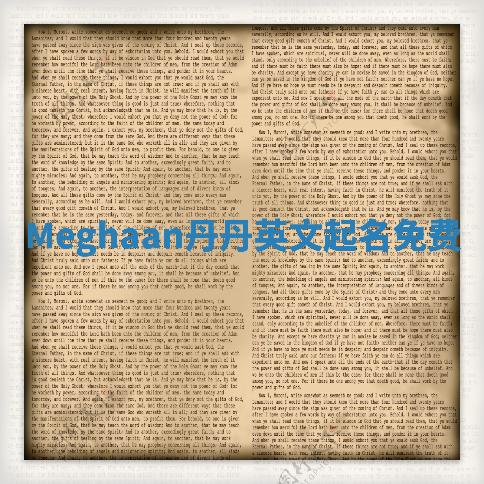Meghaan丹丹英文起名免费