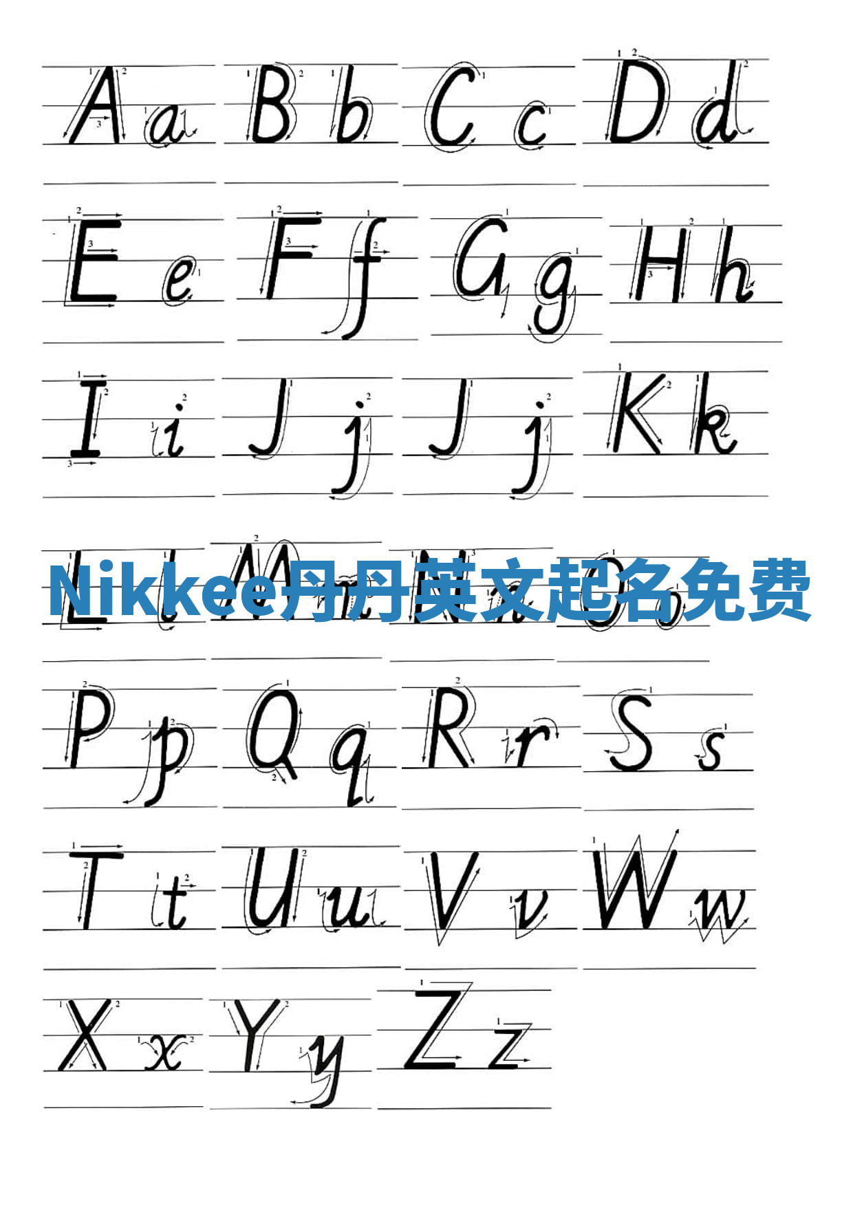 Nikkee丹丹英文起名免费