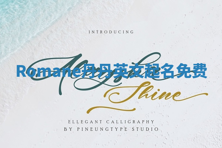 Romane丹丹英文起名免费