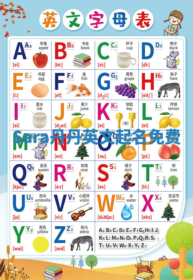 Sara丹丹英文起名免费