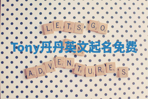 Tony丹丹英文起名免费 Tony丹丹英文起名免费