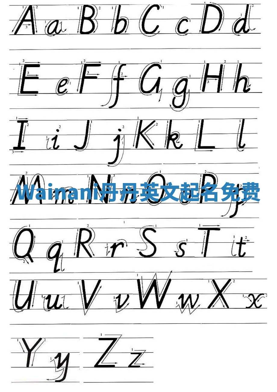 Wainani丹丹英文起名免费