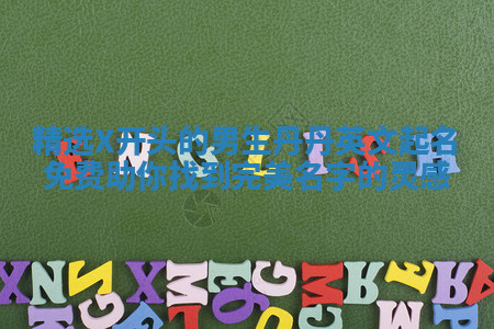 精选X开头的男生丹丹英文起名免费助你找到完美名字的灵感