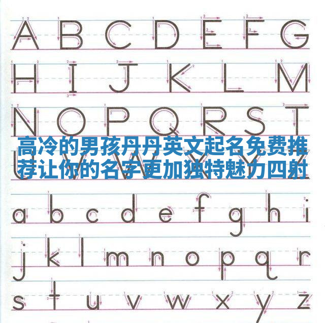 高冷的男孩丹丹英文起名免费推荐 让你的名字更加独特魅力四射